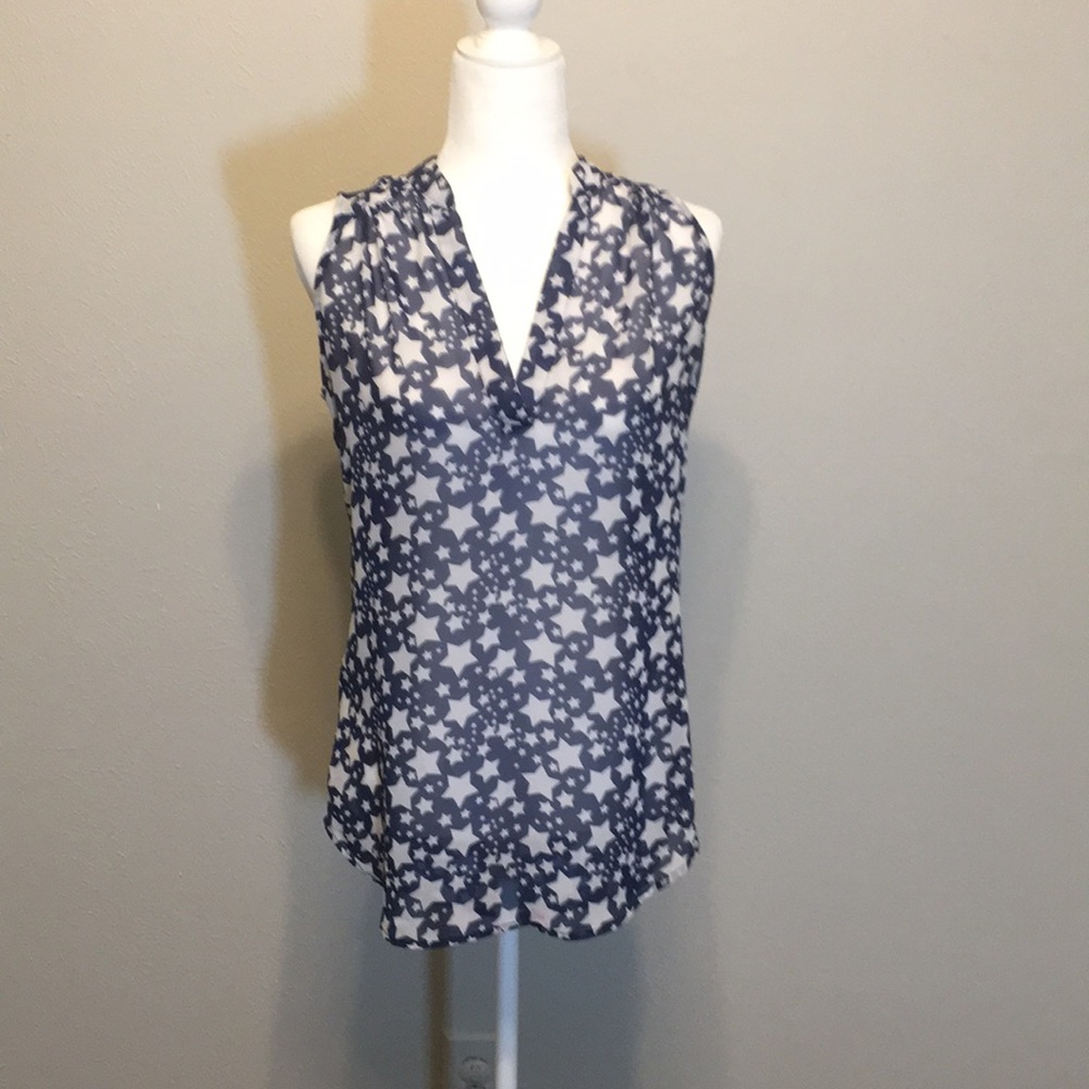Star Spangled sheer top